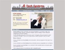 Tablet Screenshot of a-techsystems.com